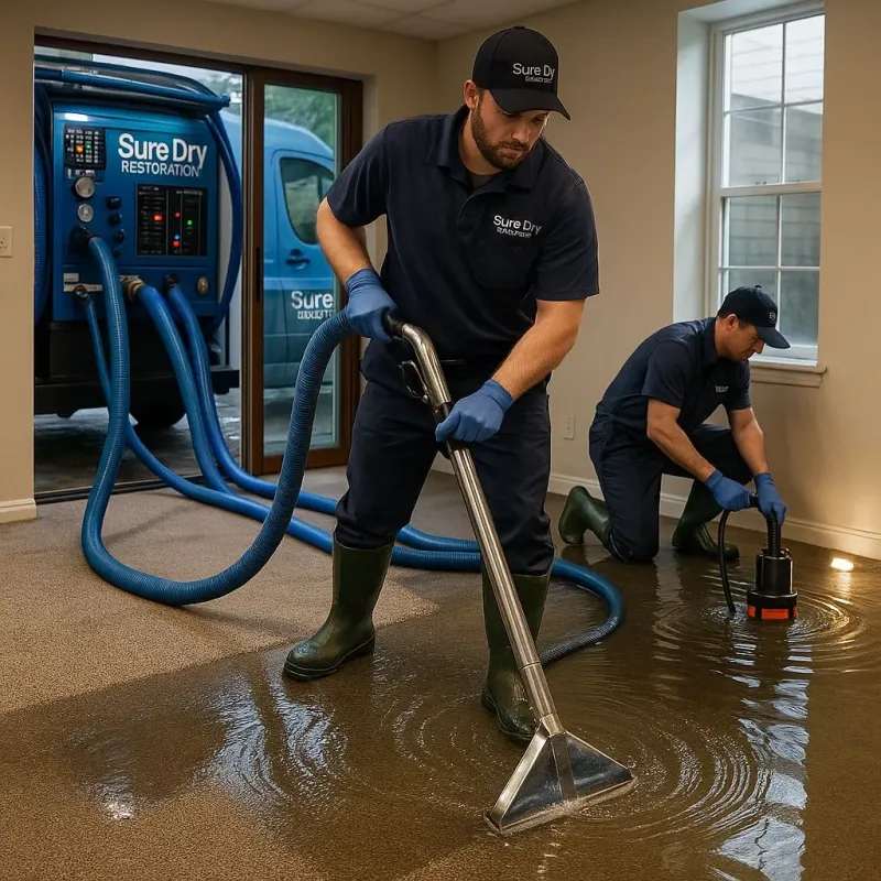 Water Extraction and Removal process in Fleetwood, PA
